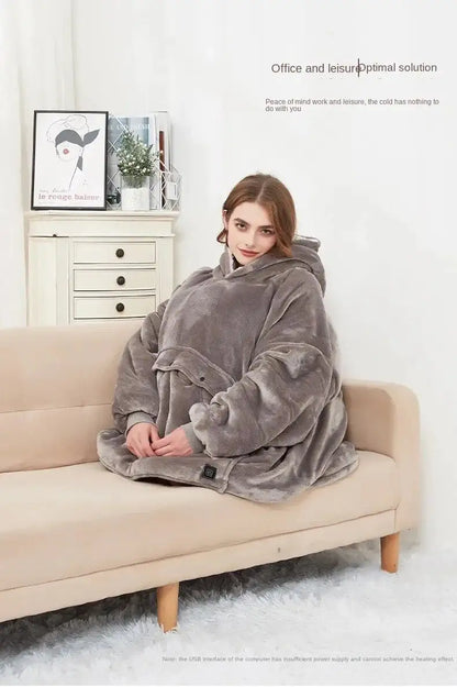 Heated Hooded Blanket