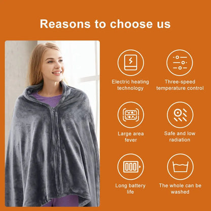 Heated Blanket Cape