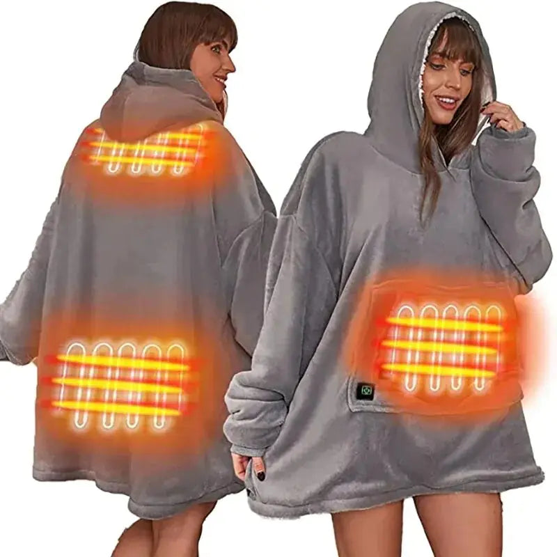 Heated Hooded Blanket