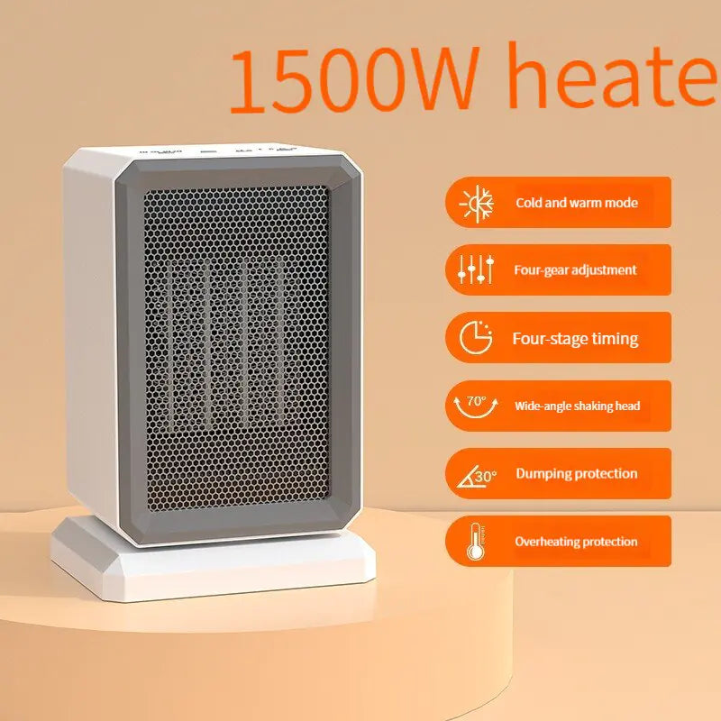 The 1000W Head Shaking Silent Space Heater