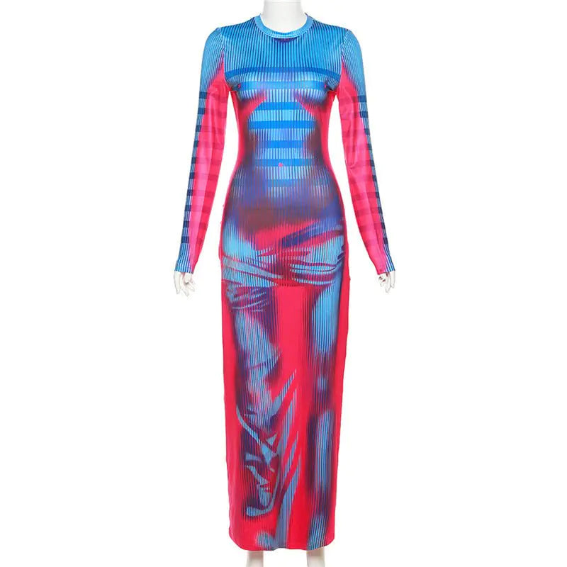 Heated Thermal Maxi Dress