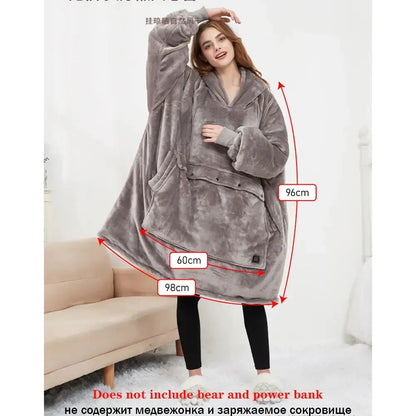 Heated Hooded Blanket